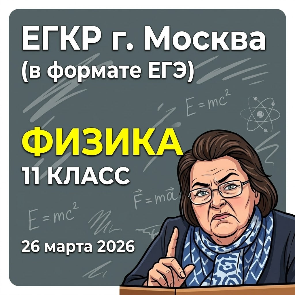 ЕГКР по физике 11 класс 26 марта 2026 г. Москва: ответы