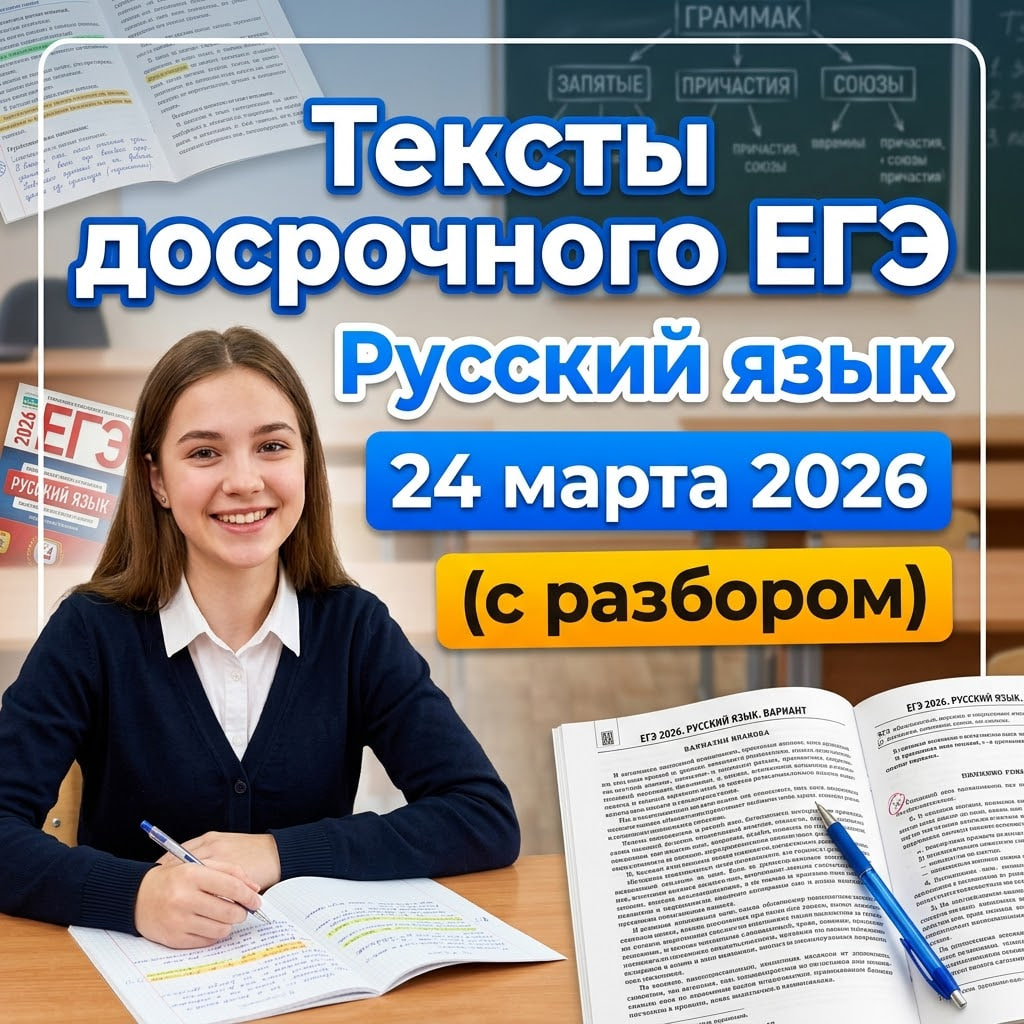 Тексты досрочного ЕГЭ русский язык 24.03.2026: анализ №27